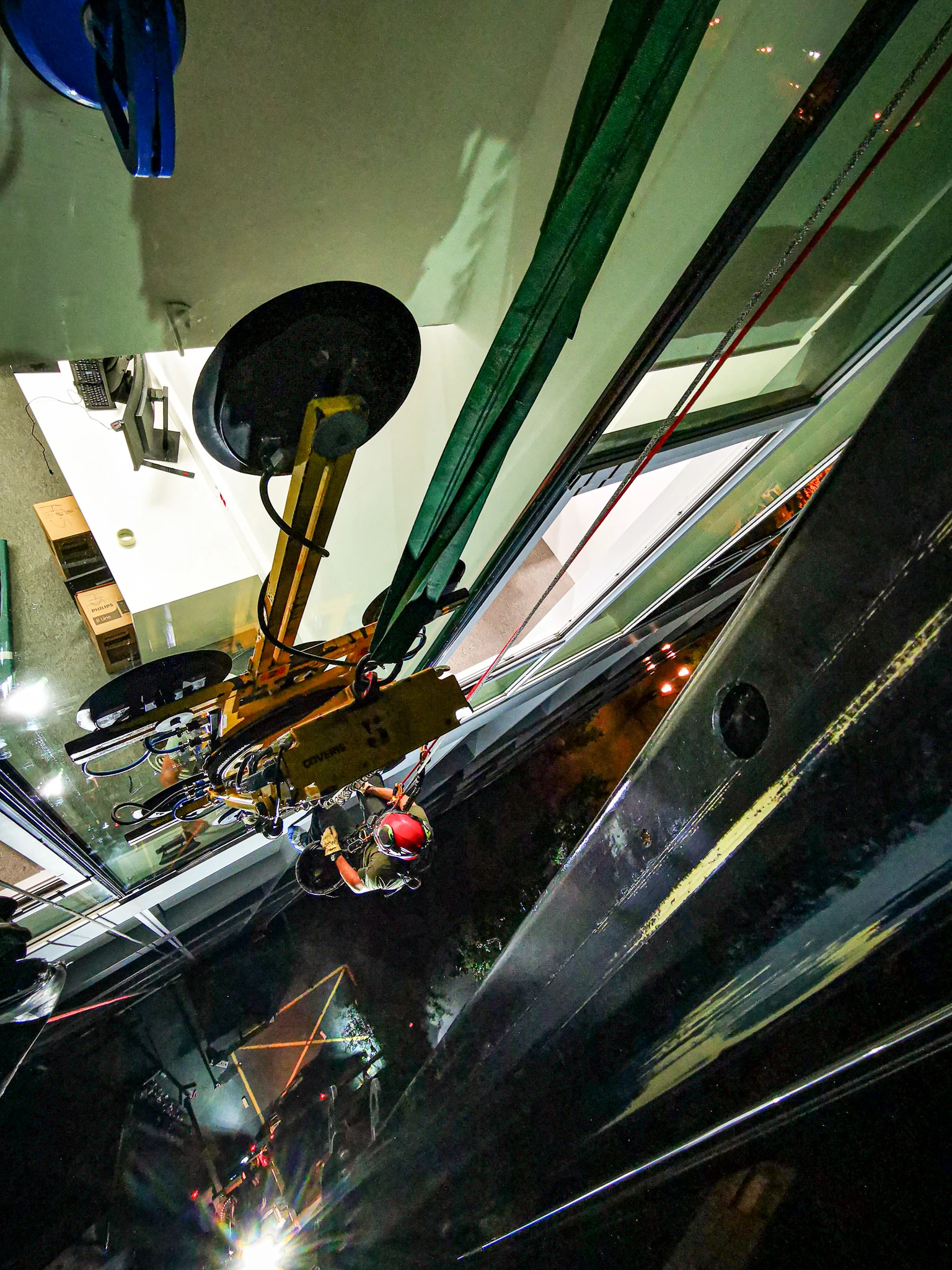 Intervention de cordistes MS Access pour bordeaux by night chez LABASTERE à Bordeaux (bâtiment) – 1